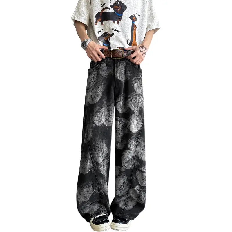 WARNING LIGHT Jeans Unisex-6