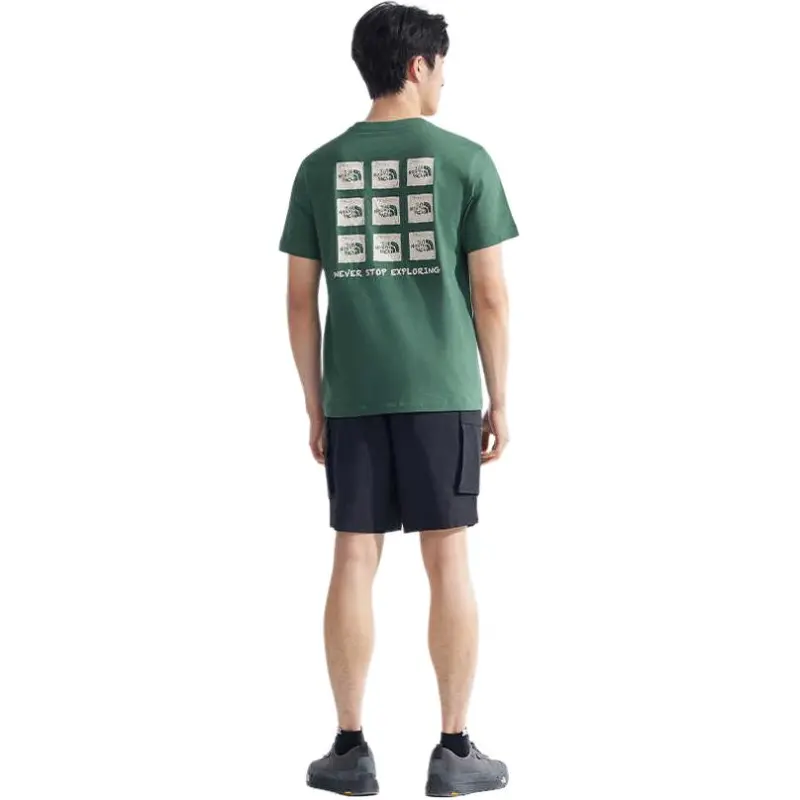 THE NORTH FACE City Outdoor Collection T Shirt Unisex HCH/Duck Green-2