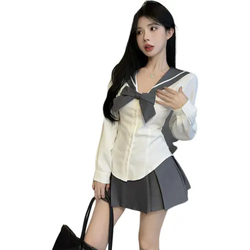Mu Xiao Xin Two Piece Skirt Sets Women's