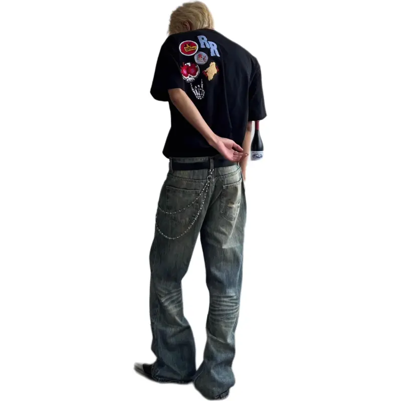KVIV T Shirts Men Black -3
