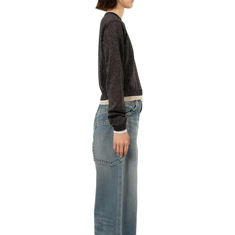 Maison Mihara Yasuhiro Triple layered Glittered Sweater-4