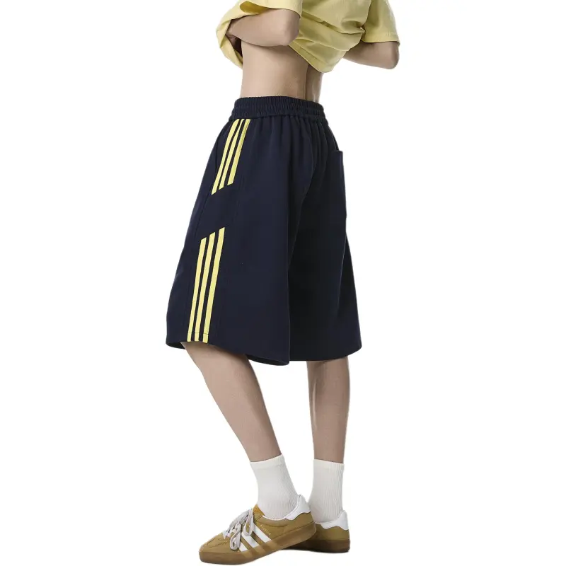 KAIPAINEN Casual Shorts Unisex White Heather Gray-9