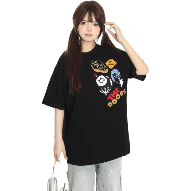 KVIV T Shirts Men Black -2