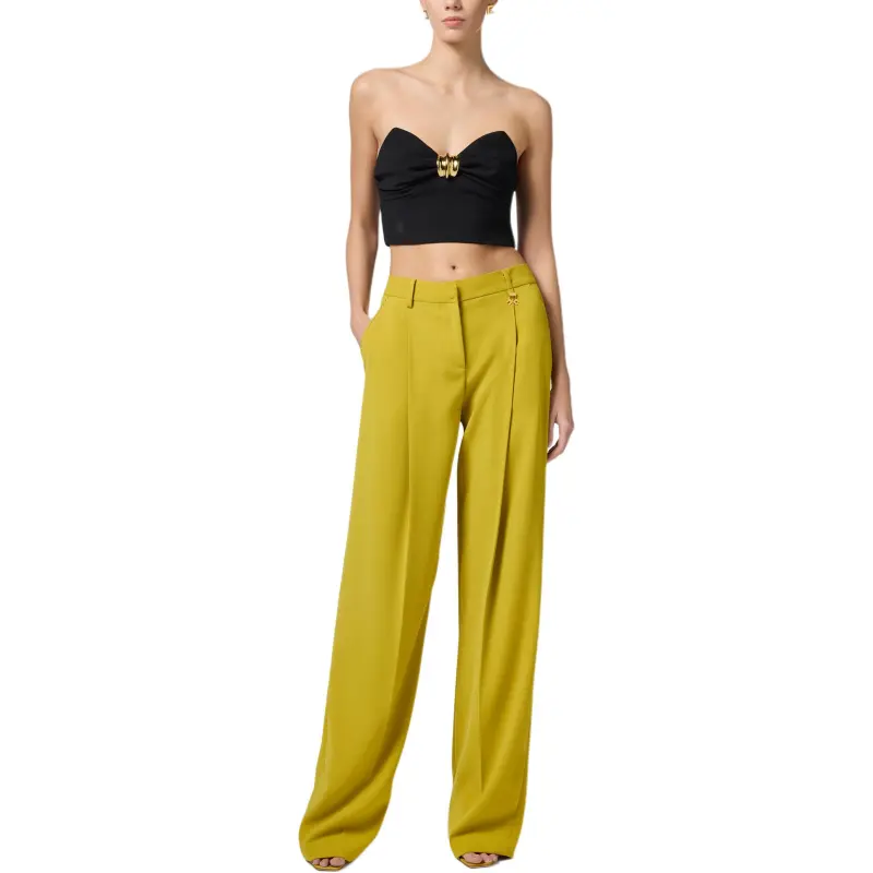 Elisabetta Franchi Logo Plaque Bustier Top-1