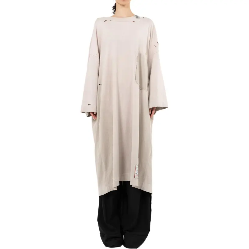 Maison Mihara Yasuhiro SS25 Long Sleeved Dress Women's Light Umber-2