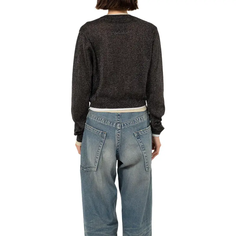 Maison Mihara Yasuhiro Triple layered Glittered Sweater-3