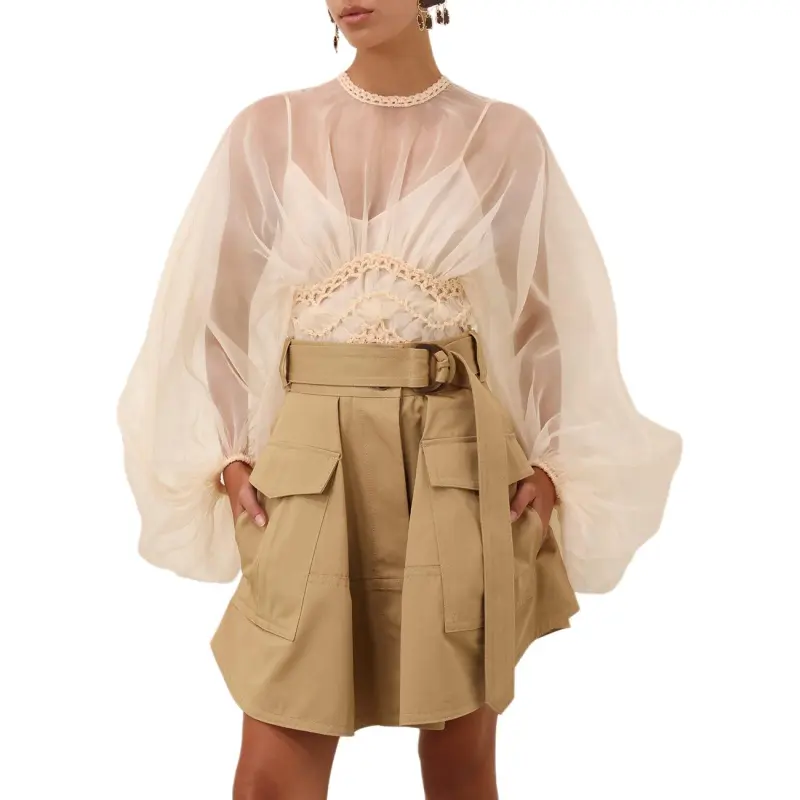 Zimmermann Illuminate Macrame Blouse-1