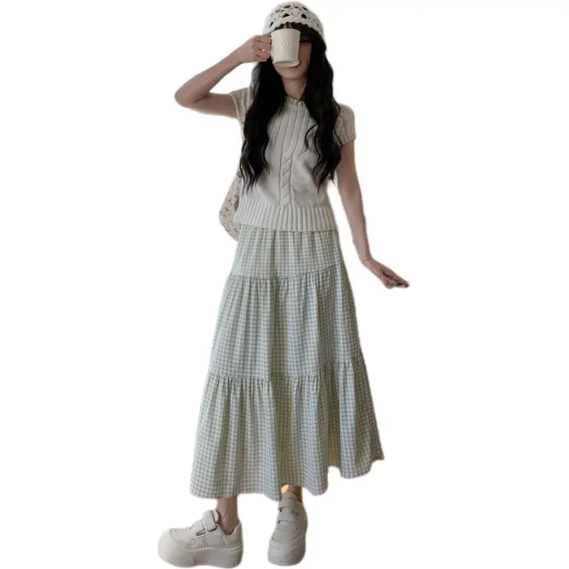Mu Xiao Xin Casual Long Skirt Women's-19