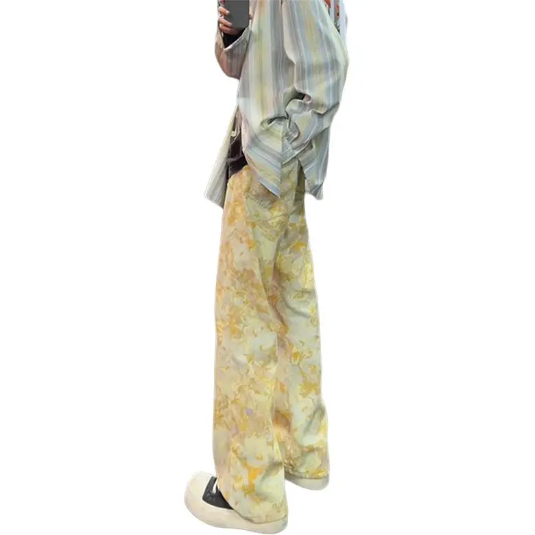 DARK HORSE Jeans Unisex Yellow-1