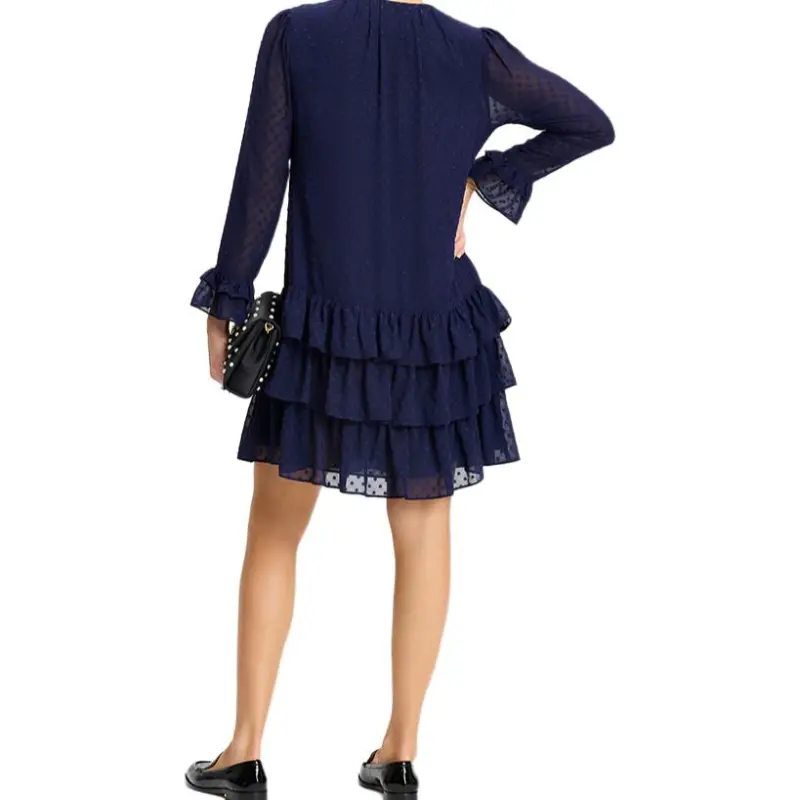 Kate Spade SS25 Long Sleeved Dress Women's Blue-2