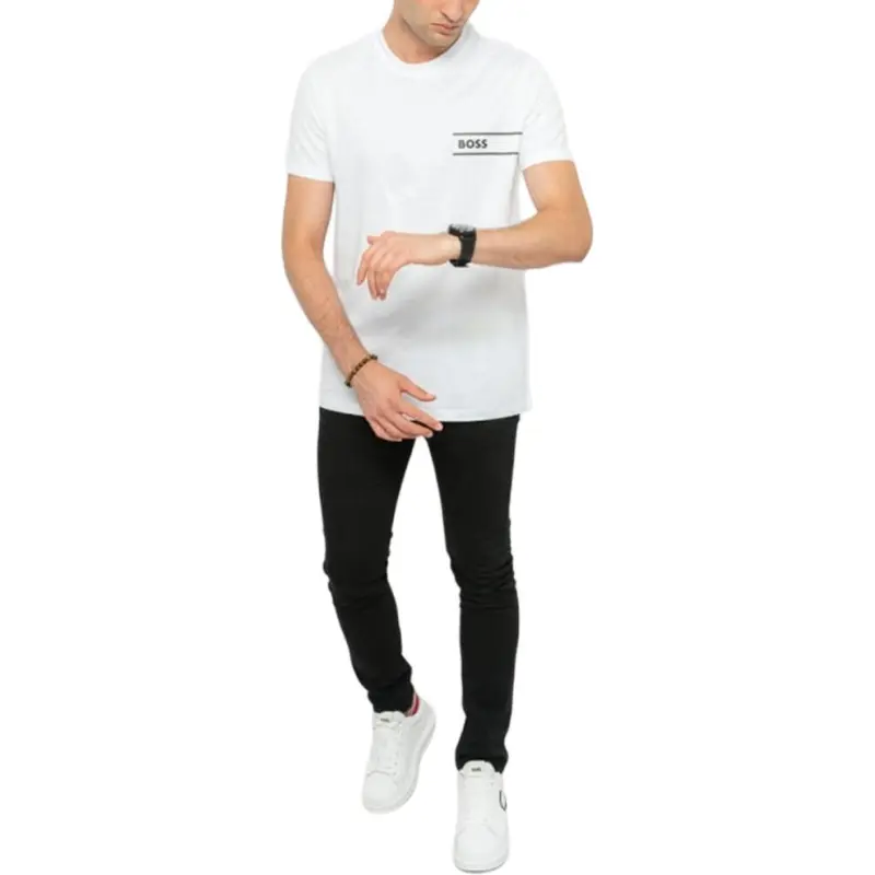 HUGO BOSS T Shirts Men White-2
