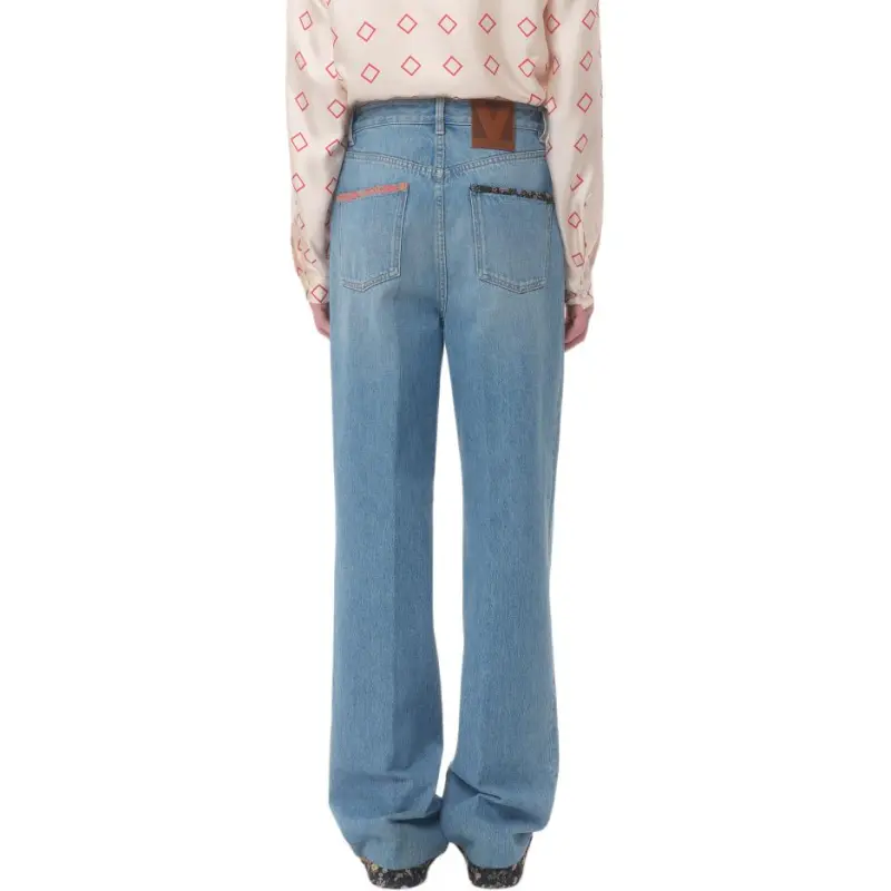 Valentino SS25 Jeans Men's Blue-3
