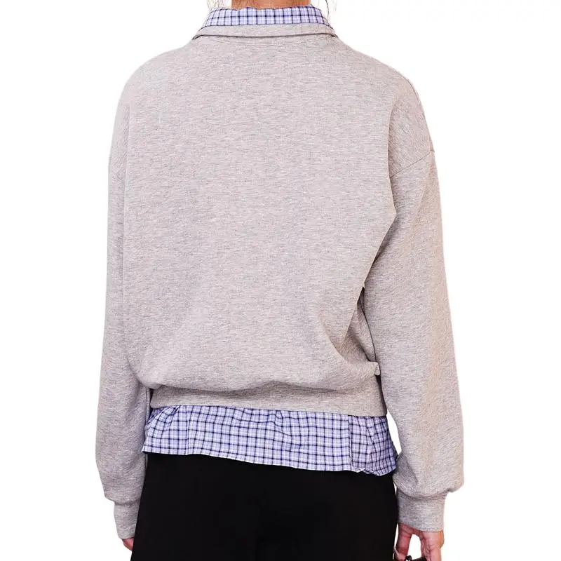 A21 Sweatshirt Women's Heather Gray-1