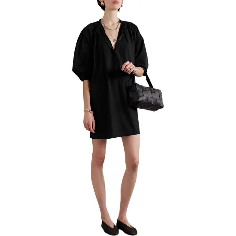 NILI LOTAN Long Sleeved Dress Women's Black-1