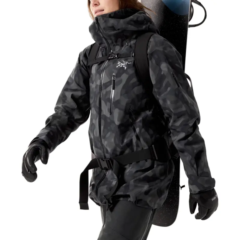 Arcteryx SENTINEL Relaxed Jacket Print Women's Jacket Women's Black-4