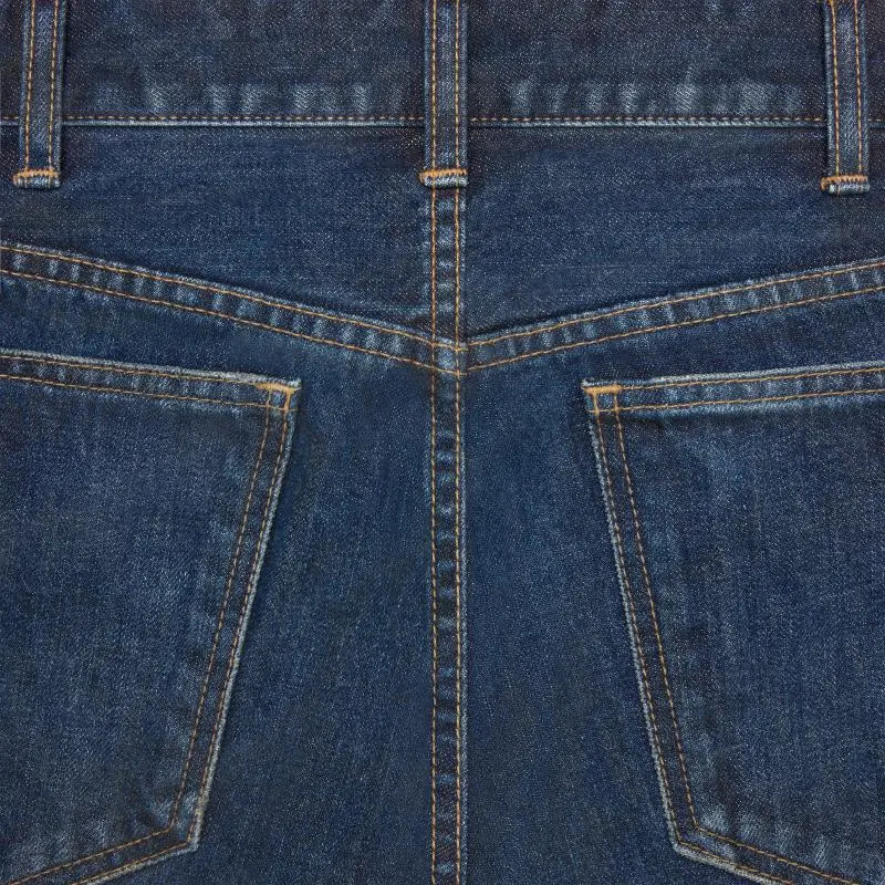 CELINE Kurt Jeans In Indigo Dark Stone Wash Denim-4