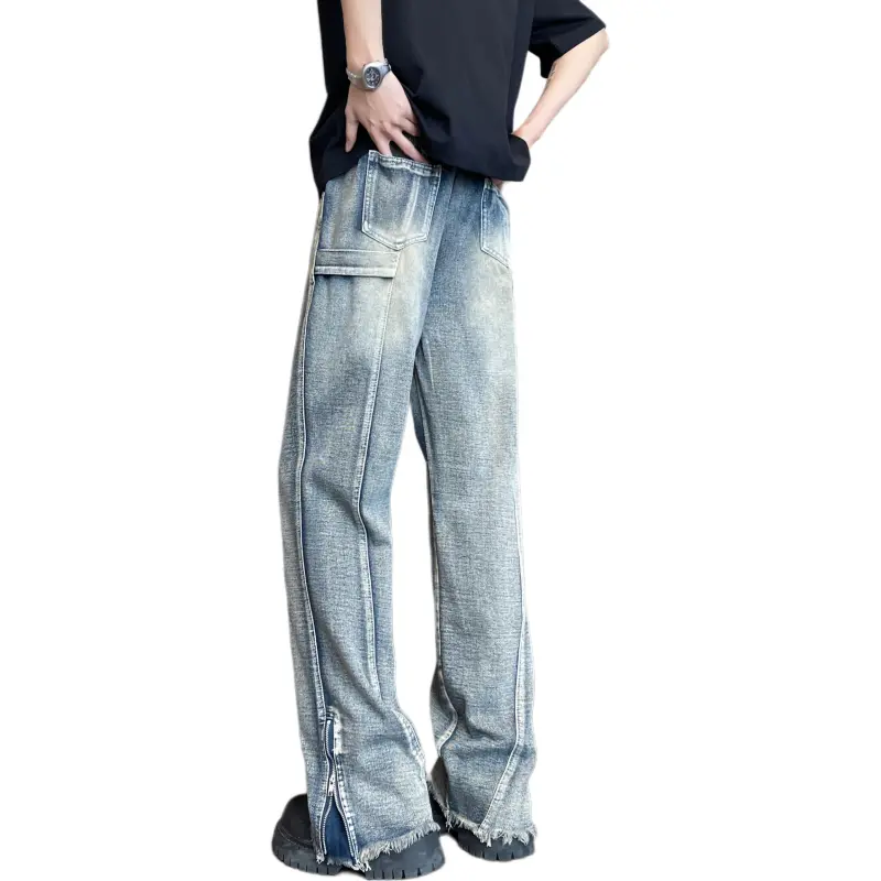 Menglaini Jeans Unisex-6