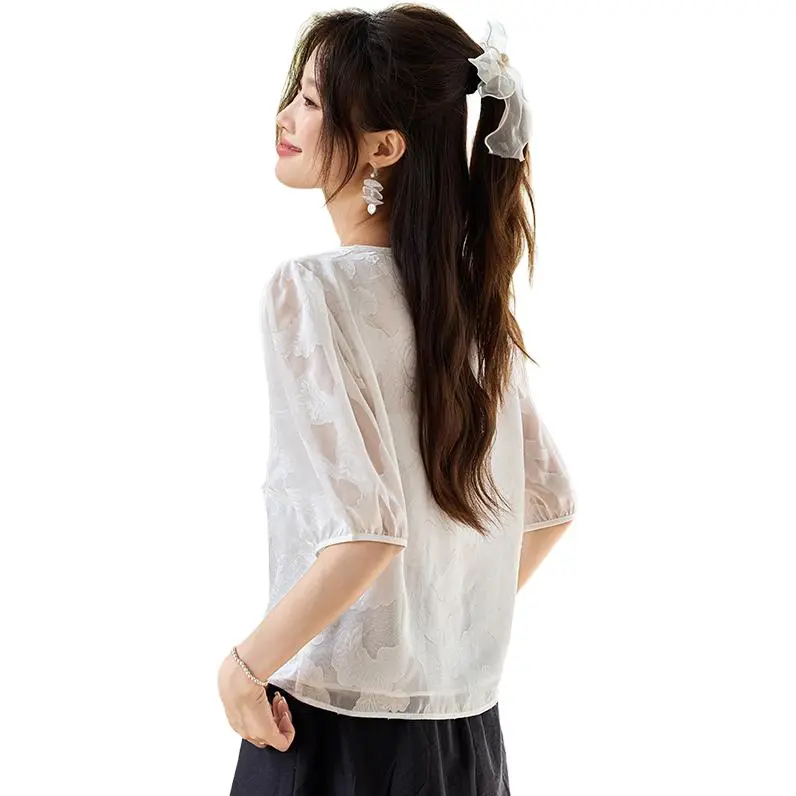 PIERRE CARDIN Chiffon Shirt Women's-3
