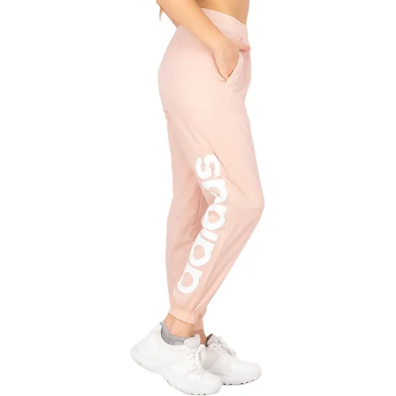 Adidas Knitted Sports Pants Women's Pink-2