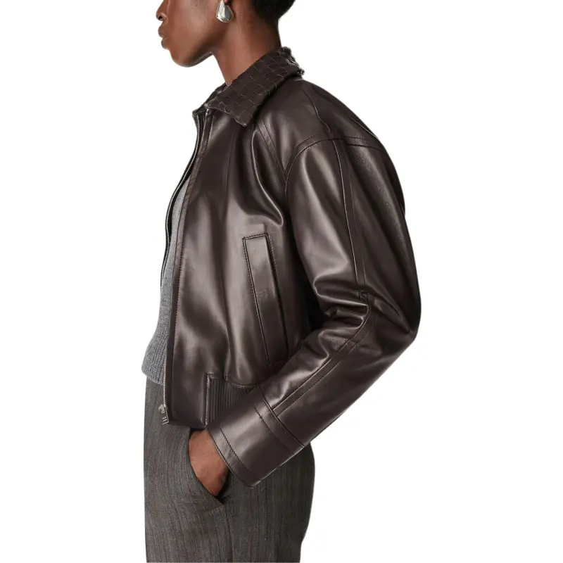Bottega Veneta SS25 Leather Jacket Women's Gummies-2
