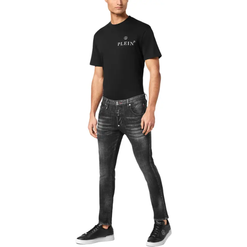 PHILIPP PLEIN Hexagon appliqué Jeans-2