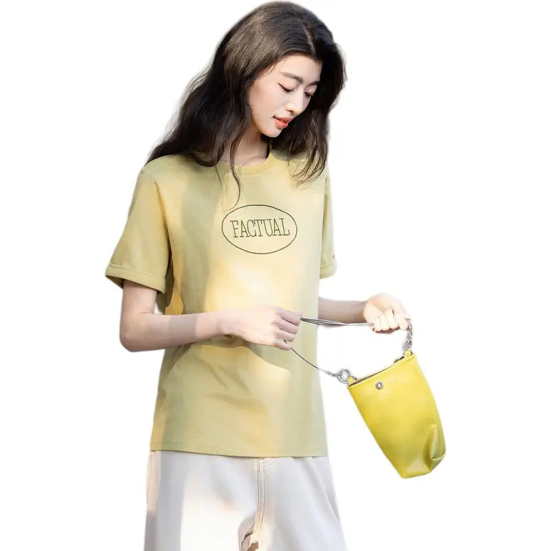 【dme】 T Shirt Women's Lime Green-2