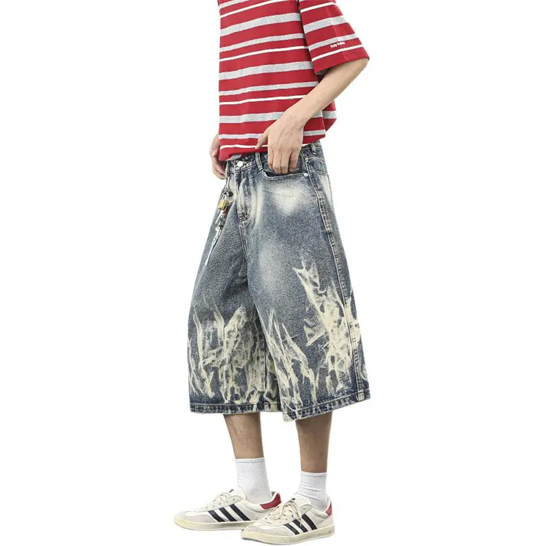 CORNILOT Denim Shorts Unisex Blue-2