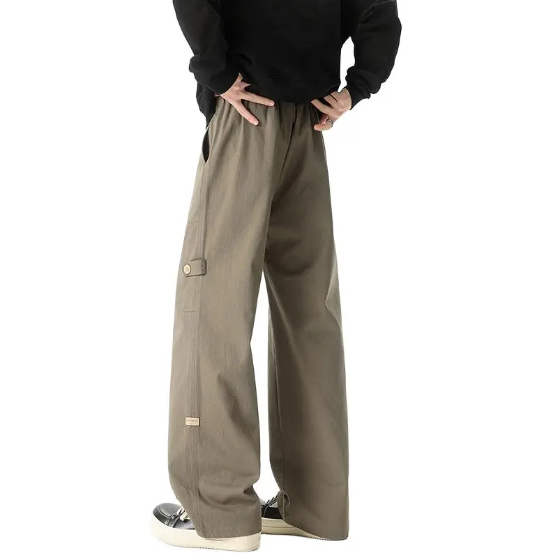 HCHUICHENG Casual Pants Unisex Green-7