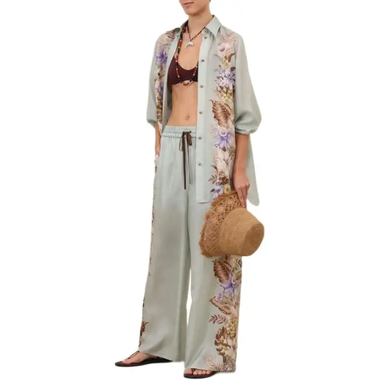 Zimmermann SS25 Casual Pants Women's Multicolor-4