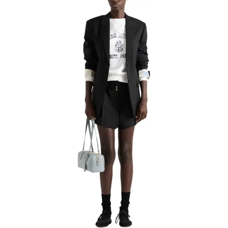 PRADA Single Breasted Tailored Blazer-1