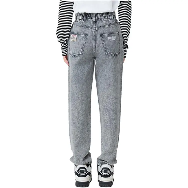 LALABOBO Jeans Women's Gray-1