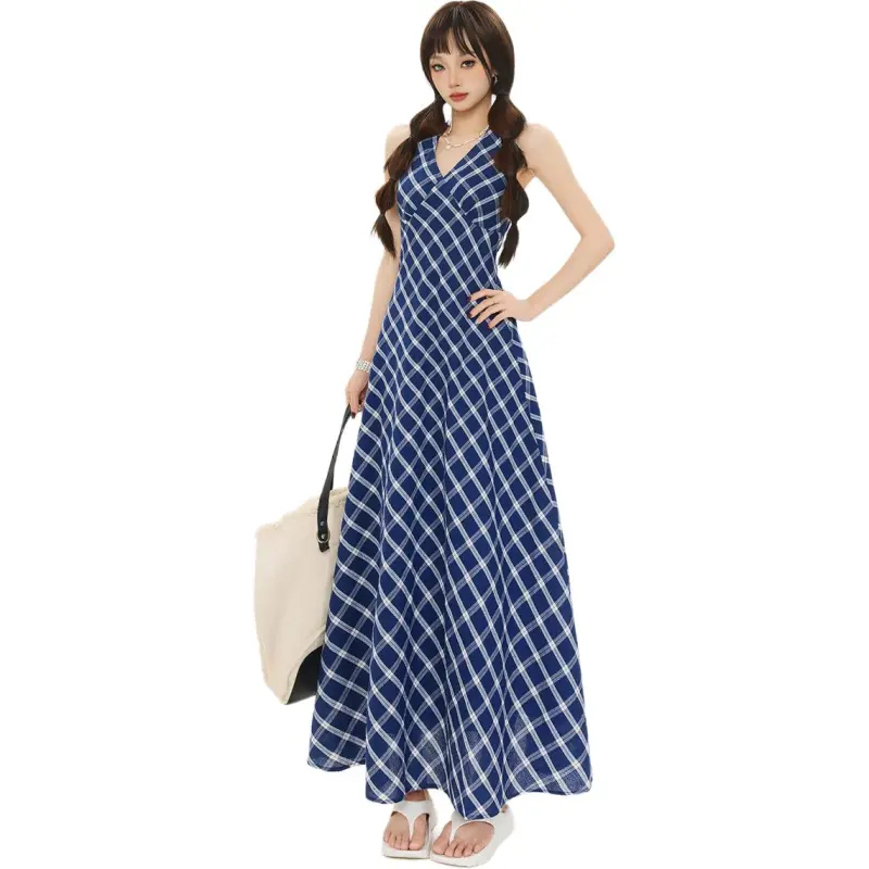 GOSO Sleeveless Dresses Women's Image Color-2