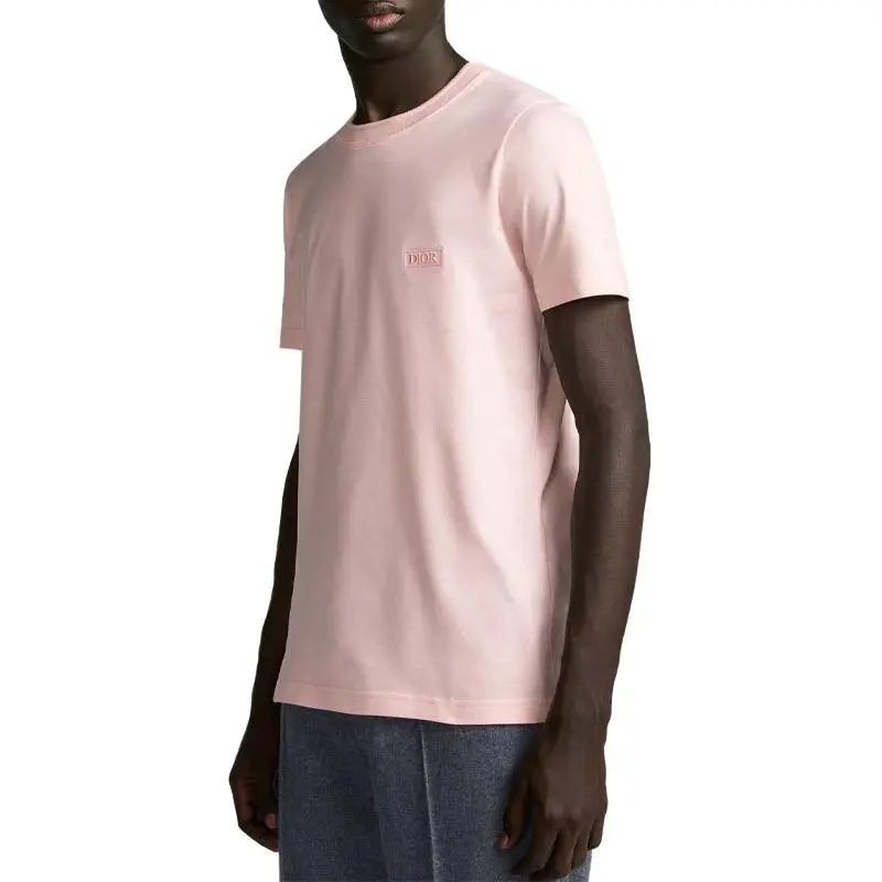 DIOR T Shirts Men Pink-4