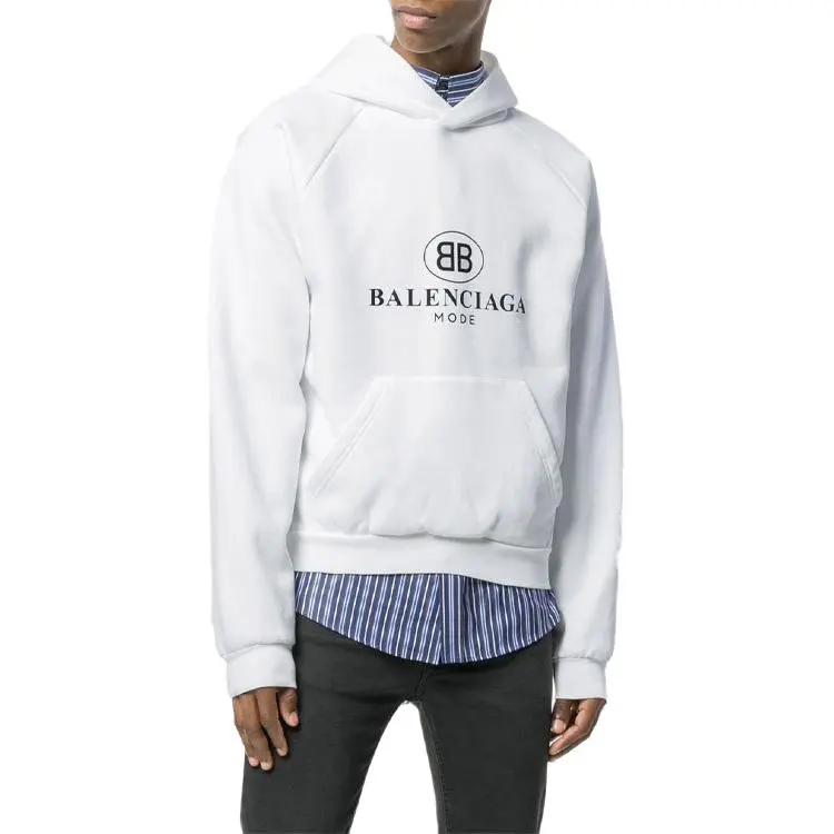 Balenciaga SS22 Sweatshirt Regular Fit Men's White-2