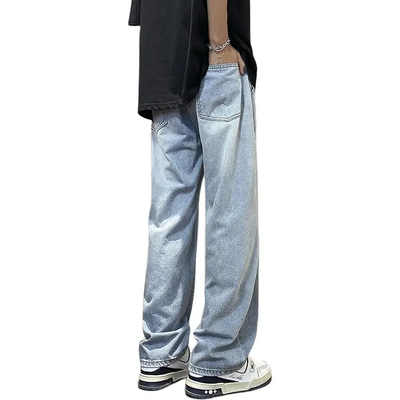 Children Of Huaxia Jeans Unisex Light Blue-1