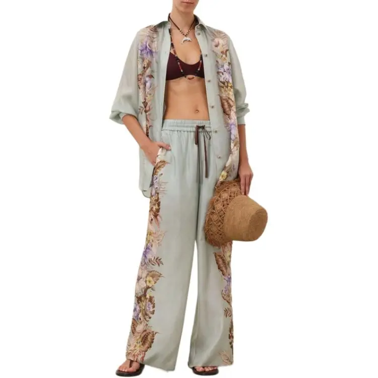 Zimmermann SS25 Casual Pants Women's Multicolor-2