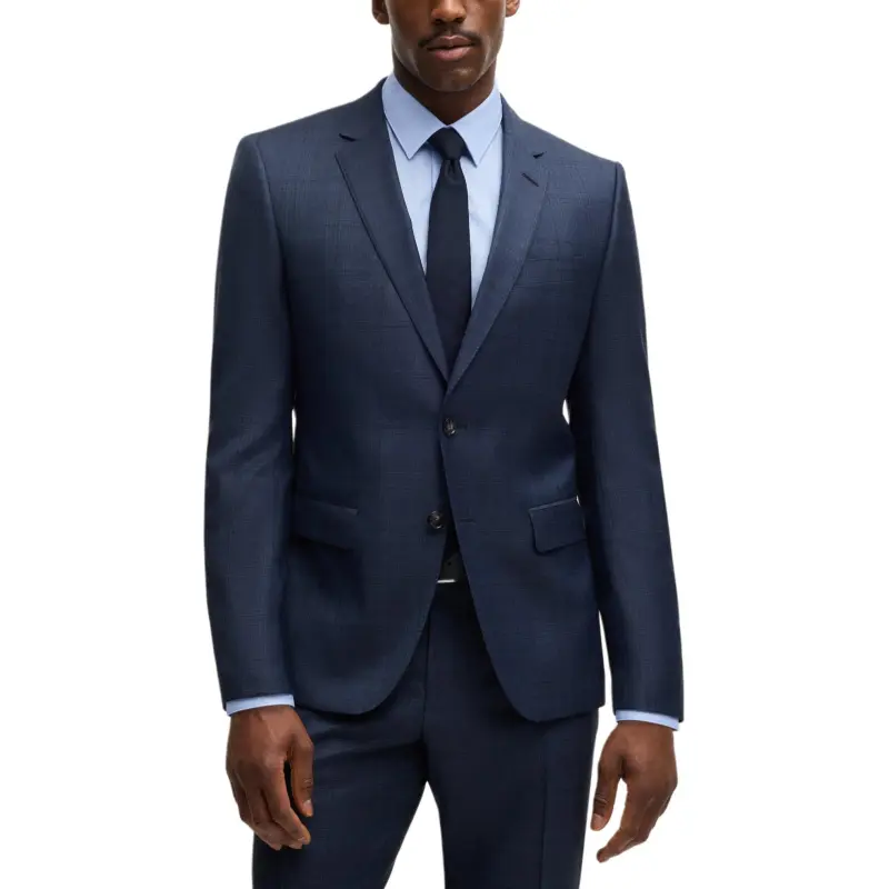 HUGO BOSS Check pattern Single breasted Suit-2