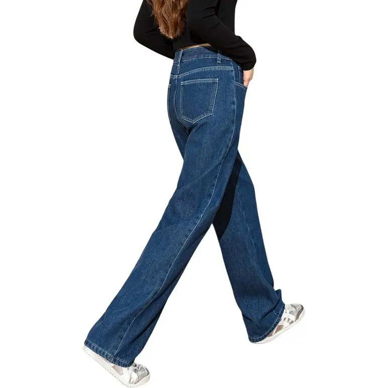 Tonlion Jeans Women's Dark Denim Blue-1