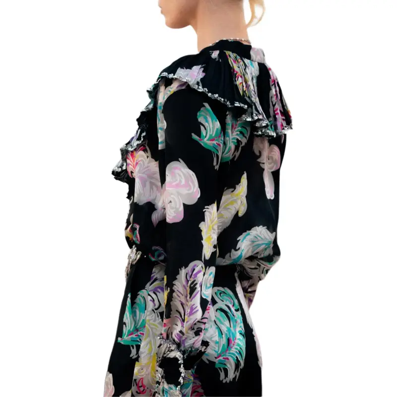 CHANEL SS25 Shirt Women's Black-2