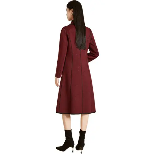 Mylan Spring, Fall, Winter Coat Slim Fit Women's Red Collection Brand, Stay Updated With Event Alerts