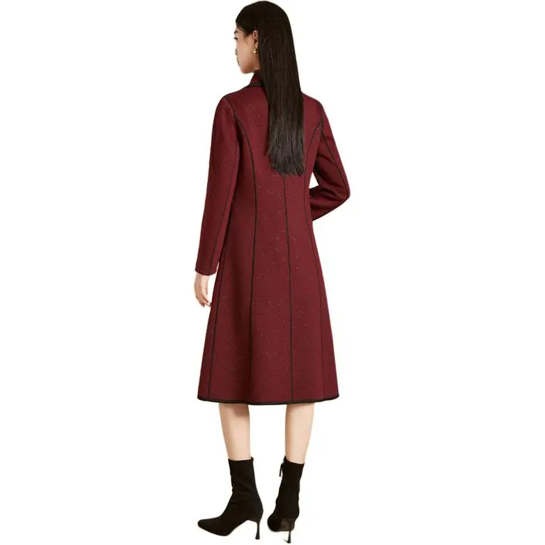 Mylan Spring, Fall, Winter Coat Slim Fit Women's Red Collection Brand, Stay Updated With Event Alerts-0