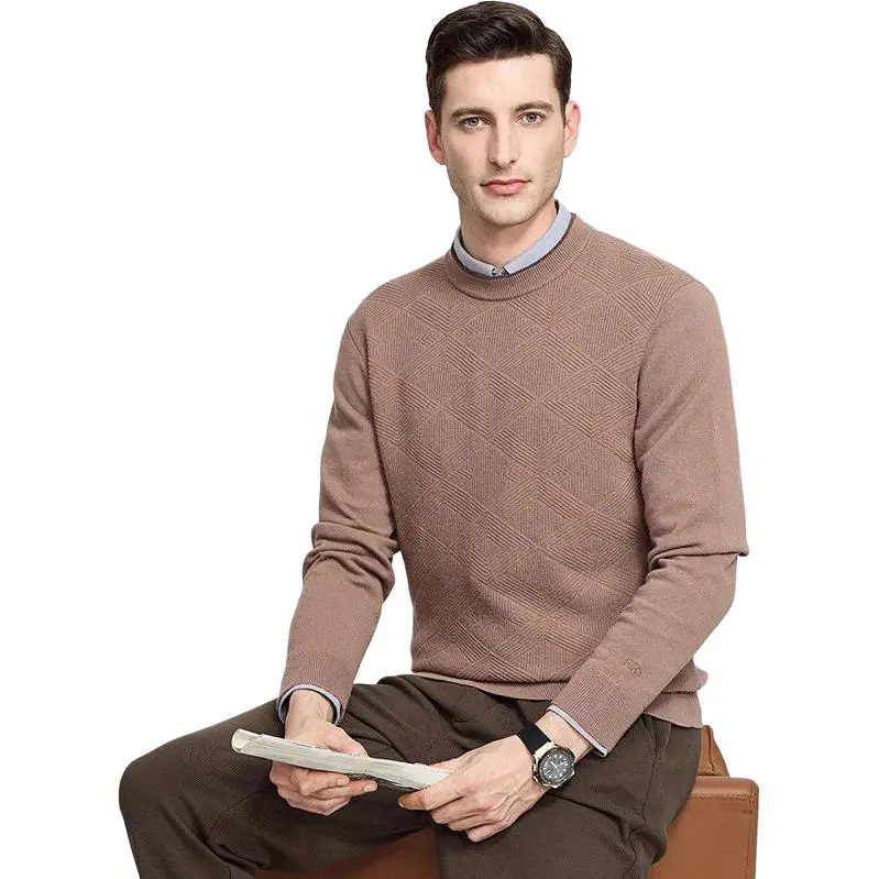 FIRS Sweater Men's Light Brown Coffee-2
