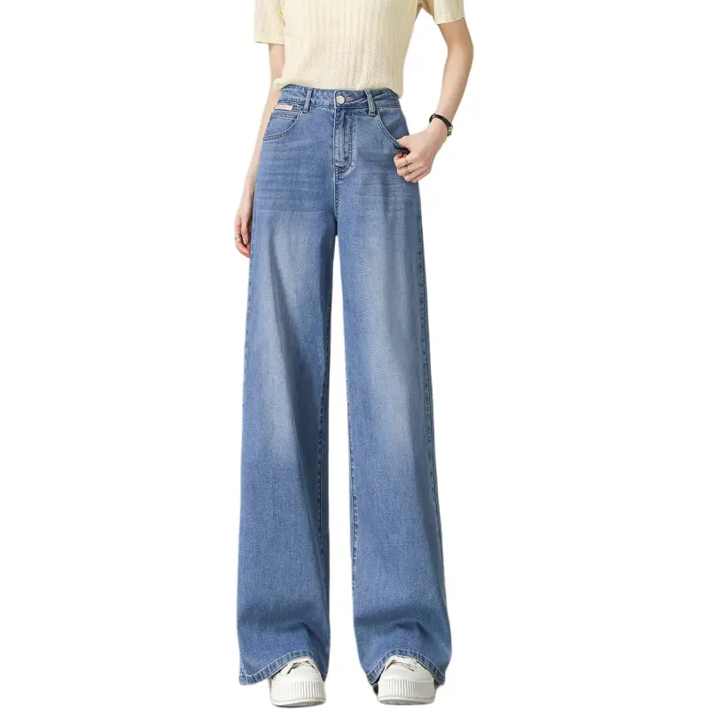 Weixi Jeans Women's Jade Sea Blue-3