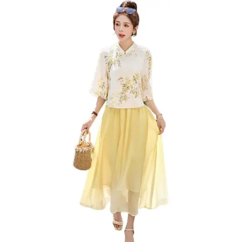 La Chapelle Two Piece Skirt Sets Women's
