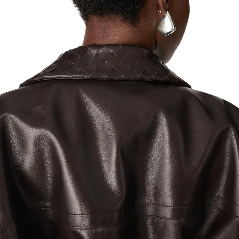 Bottega Veneta SS25 Leather Jacket Women's Gummies-3