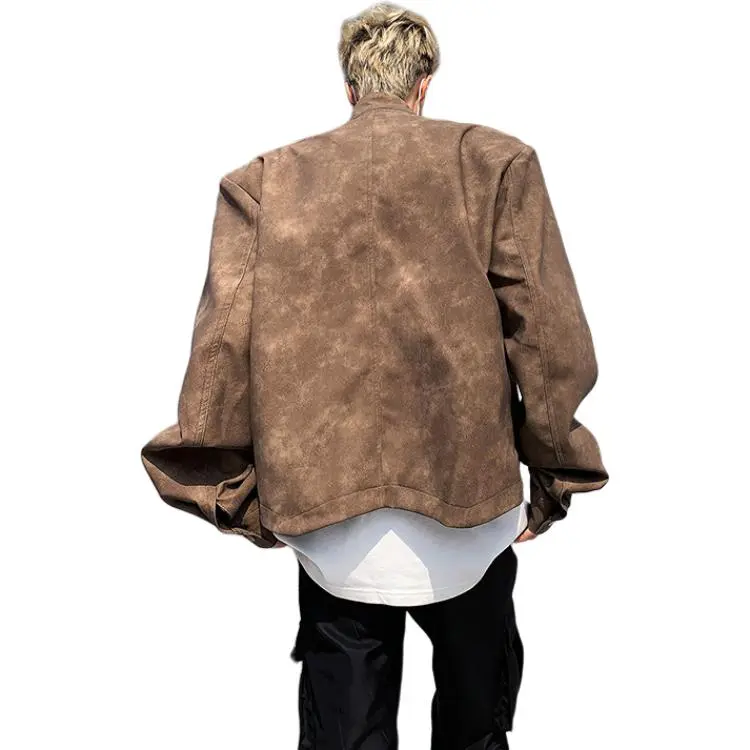 TESTUNG Jackets & Coats Unisex Brown-5