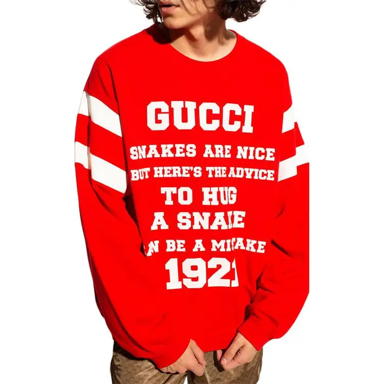 GUCCI SS21 Sweatshirt Men's Red-1