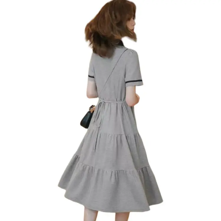 ABCMININ Short Sleeved Dress Women's-3
