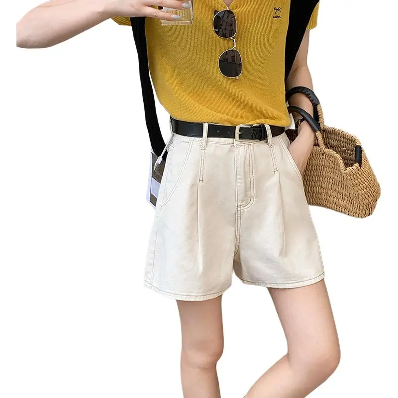 Kazakhstan Denim Shorts Women's-13