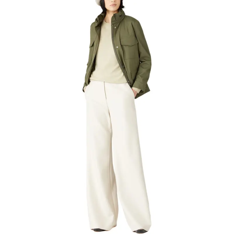 Loro Piana SS25 Jackets & Coats Women's Olive Green-4